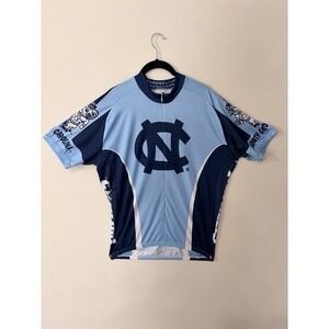 Adrenaline Promotions North Carolina Tar Heels Cycling Jersey Blue XL Zip